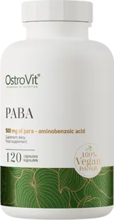 OstroVit PABA 500 mg Парааминобензоена киселина - 120 капсули