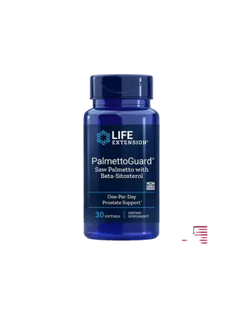 Life Extension PalmettoGuard® Saw Palmetto with Beta-Sitosterol За здравословна функция на простатата х 30 софтгел капсули