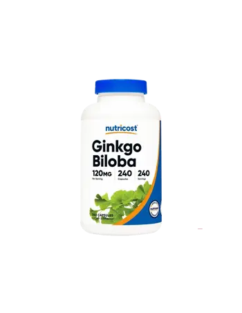 Nutricost Ginkgo Biloba 120 mg Гинко Билоба за памет и концентрация х 240 капсули