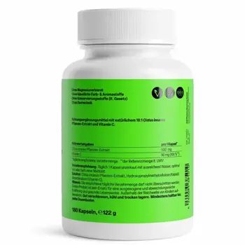 ZEINpharma Памуклийка Скална Роза с Витамин C – Подкрепа за имунитета х 180 капсули