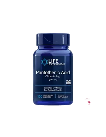 Life Extension Pantothenic Acid (Vitamin B5) 500 mg х 100 V капсули