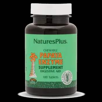 Natures Plus Papaya Enzyme 6 mg Храносмилателни ензими от папая х 180 таблетки