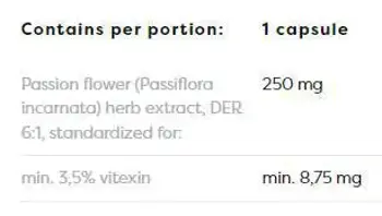 Пасифлора / Passiflora 250 mg