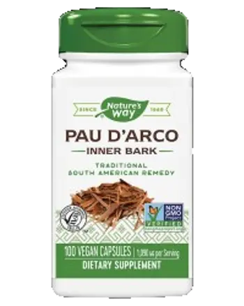 Nature's Way Pau d'Arco 545 mg Екстракт от мравчено дърво - 100 капсули