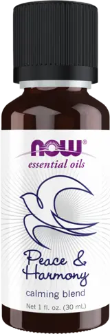 NOW Foods Peace & Harmony Calming Oil Blend Етерично Масло за Успокоение и Хармония - 30 мл