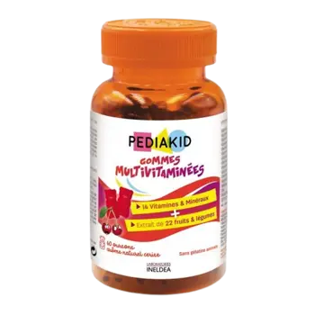 PEDIAKID Gommes Multivitaminees Дъвчащи мултивитамини за деца х 60 дражета
