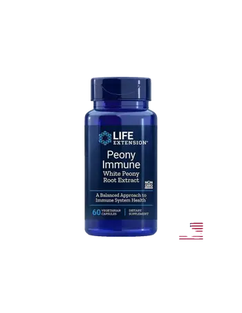 Life Extension Peony Immune White Peony Root Extract В подкрепа на имунната система х 60 капсули