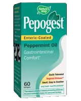 Nature's Way Pepogest Enteric-Coated Peppermint Oil Гастроинтестинален комфорт х 60 гел капсули