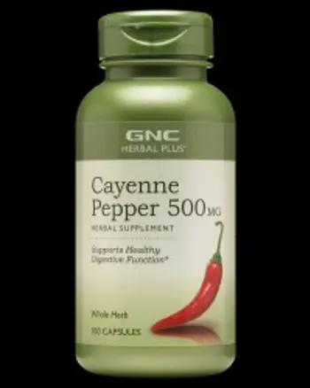 Cayenne Pepper 500 mg - 100 капсули, 100 Дози