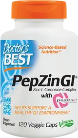 Doctor's Best PepZinGI® Zinc Carnosine Complex За здраве на стомашно-чревния тракт