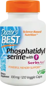 Doctor's Best Phosphatidylserine 100 mg With SerinAid За памет и концентрация