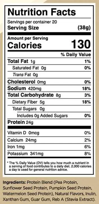 Rule1 Plant Protein 100% Vegan Formula Растителна Протеинова Матрица - 630 грама, 20 дози