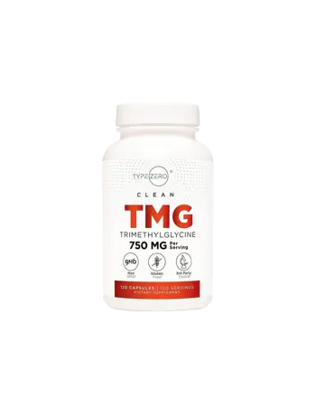 Nutricost TMG (триметил глицин) TypeZero™ Поддържа нормалните нива на хомоцистеина х 120 капсули