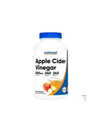 Nutricost Apple Cider Vinegar 500 mg Ябълков оцет за поддържане на теглото х 240 капсули