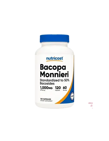 Nutricost Bacopa Monnieri Подпомага мозъчната функция х 120 капсули