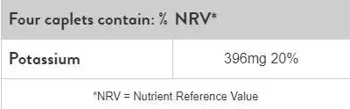 Holland And Barrett Potassium 396 mg Подкрепа за електролитния баланс и мускулната функция