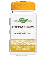 Nature's Way Potassium Complex 99 mg В подкрепа на сърдечната и мускулната функция х 100 капсули