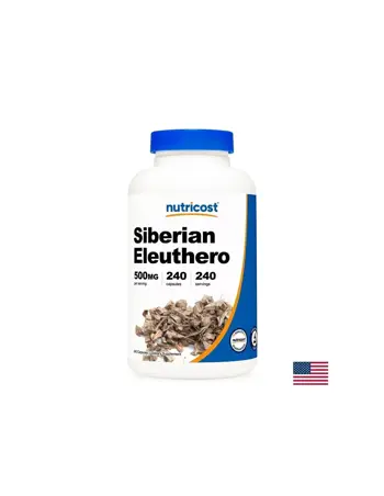 Nutricost Siberian Eleuthero Повишава енергията и имунитета - Сибирски женшен х 240 капсули