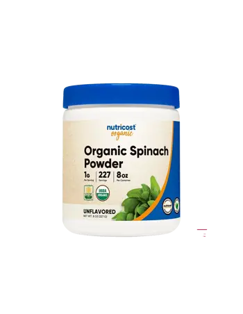 Nutricost Organic Spinach Powder Тонус, жизненост и силен имунитет