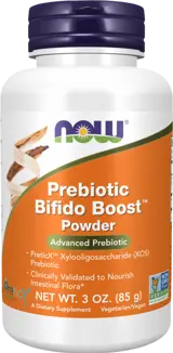 NOW Foods Prebiotic Bifido Boost Powder Xylooligosaccharides Пребиотична Формула - 85 грама, 31 дози