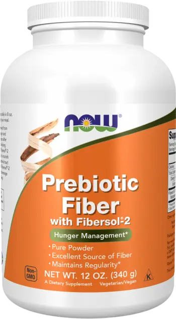 NOW Foods Prebiotic Fiber with Fibersol®-2 Пребиотик - 340 грама, 28 дози