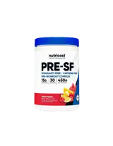 Nutricost PRE-SF Stimulant-Free/Caffeine-Free Pre-Workout Complex с аромат на плодов пунш