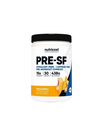 Nutricost PRE-SF Предтренировъчен комплекс с аромат на праскова и манго, 30 дози