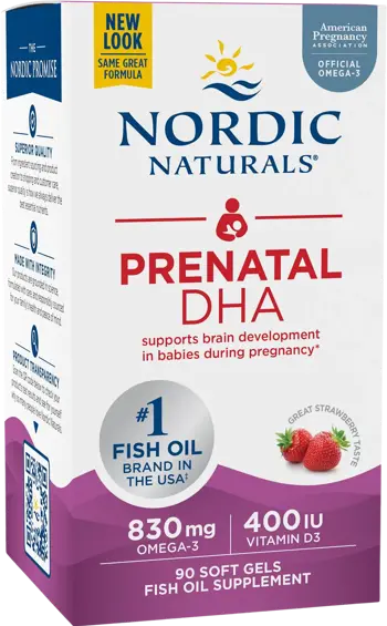 Nordic Naturals Prenatal DHA 830 mg With 400 IU D3 За здравословна бременност и развитие на бебето