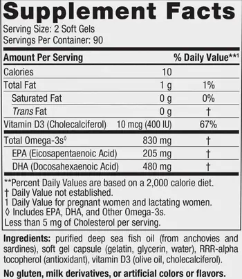 Nordic Naturals Prenatal DHA 830 mg With 400 IU D3 За здравословна бременност и развитие на бебето
