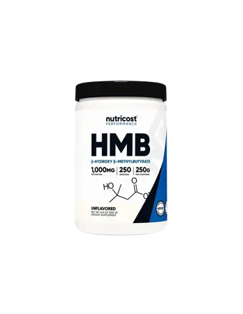 Nutricost HMB (Бета-хидрокси Бета-метил бутират) За мускулен растеж и възстановяване
