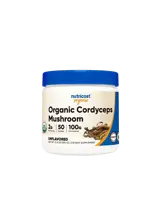 Nutricost Organic Cordyceps Mushroom При умора и стрес, 100 g прах