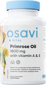 Масло от Вечерна Иглика с Витамин A и E / Primrose Oil 1800 mg | with Vitamin A & E