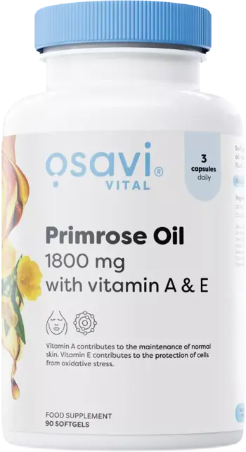 Osavi Primrose Oil 1800 mg with Vitamin A & E Масло от вечерна иглика с витамини А и Е