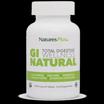 Natures Plus GI NATURAL – Пробиотичен комплекс за храносмилане и чревен комфорт 90 таблетки