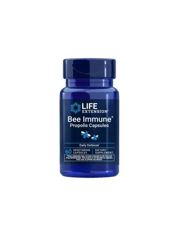 Life Extension Bee Immune Propolis Capsules Подкрепа на имунната система при настинки