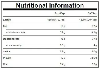 MyProtein Protein Brownie Протеиново Брауни - 12 броя x 75 грама, 12 дози