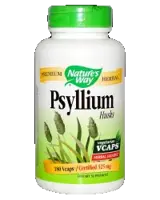 Nature's Way Psyllium Husks 525 mg За здравословно храносмилане х 180 капсули
