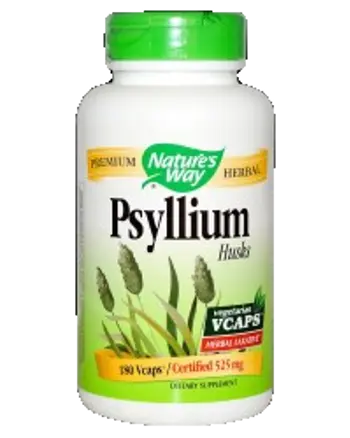 Nature's Way Psyllium Husks 525 mg За здравословно храносмилане х 180 капсули