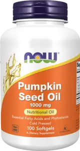 NOW Foods Pumpkin Seed Oil 1000 мг Масло от Тиква