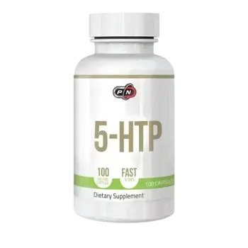 Pure Nutrition 5-HTP 100 мг 5-Хидрокситриптофан - 100 веге капсули, 100 дози