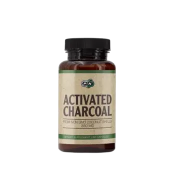 Pure Nutrition ACTIVATED CHARCOAL Активен Въглен - 90 веге капсули, 90 дози