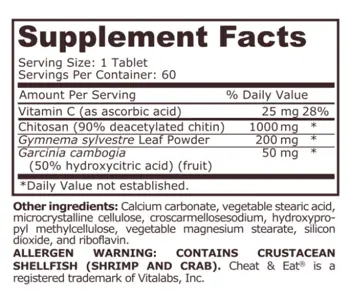 Pure Nutrition APPETITE CONTROL Апетит Контрол Формула - 60 таблетки, 60 дози