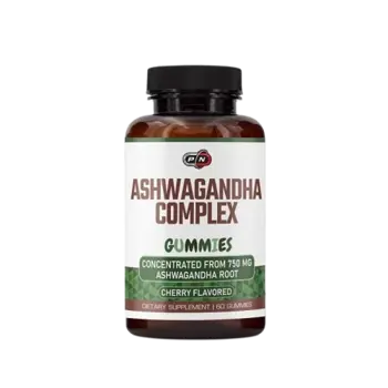 Pure Nutrition ASHWAGANDHA COMPLEX CHERRY FLAVORED Ашваганда Комплекс Гъми - 60 гъмита, 60 дози