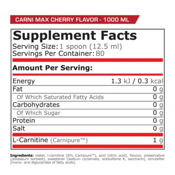 Pure Nutrition CARNI MAX LIQUID L-Карнитин Течен