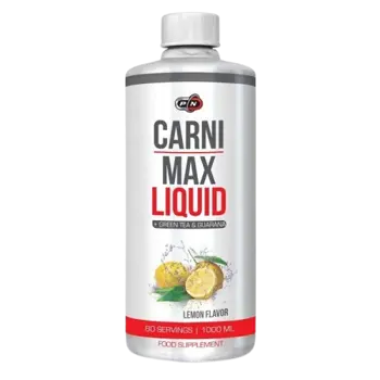 Pure Nutrition CARNI MAX LIQUID with GUARANA and GREEN TEA L-Карнитин + Гуарана и Зелен Чай