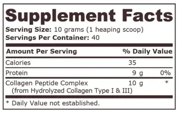 Pure Nutrition COLLAGEN PEPTIDES Колагенови Пептиди на Прах - 400 грама, 40 дози