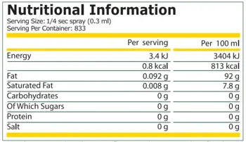 Pure Nutrition COOKING SPRAY ORIGINAL Спрей за Готвене - 250 мл