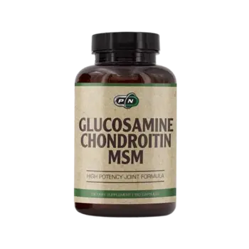 Pure Nutrition GLUCOSAMINE CHONDROITIN MSM Глюкозамин, Хондроитин и МСМ - 150 капсули, 30 дози