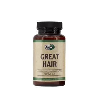 Pure Nutrition GREAT HAIR Формула за Подобряване Структурата и Визията на Косата - 30 таблетки, 15 дози