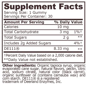 Pure Nutrition KIDS ORGANIC PROBIOTIC STRAWBERRY Био Пробиотик за Деца - 30 гъмита, 30 дози